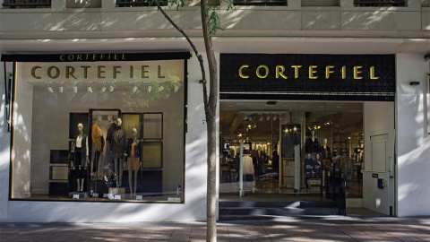 Una tienda de Cortefiel en el centro de Madrid.