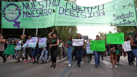 28/09/2019 Protestas de 2019 a favor de la legalización del aborto en México