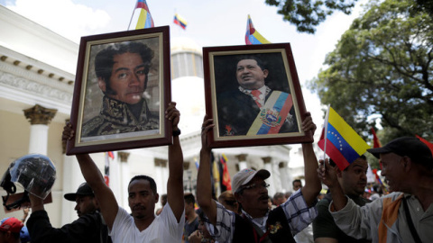 Chavistas marchan para apoyar instalación de la Asamblea Constituyente / REUTERS