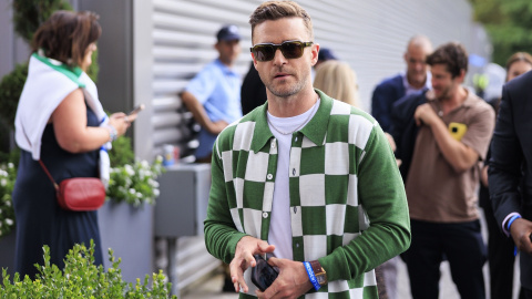 Justin Timberlake en el US Open, a 10 de septiembre de 2023.