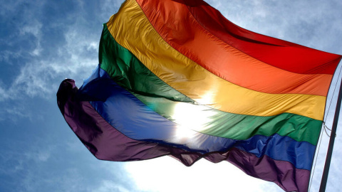 Imagen de archivo de una bandera LGTBI