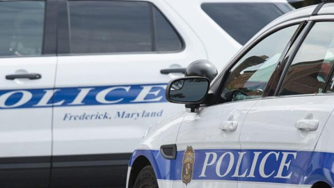 Coche de Policía de Frederick, Maryland.