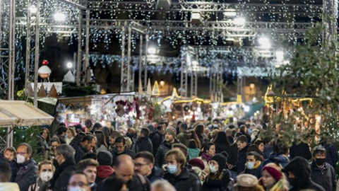 La Fira de Santa Llúcia de Barcelona, que tindrà quinze arbres de Nadal il·luminats