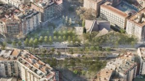 Empiezan las obras de transformación de la Meridiana a su paso por Sant Andreu