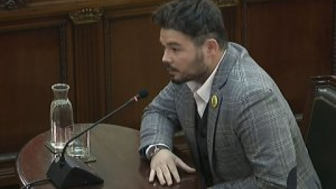 Rufián a Vox, durant el judici al procés: "Em sembla una vergonya que estiguin aquí"