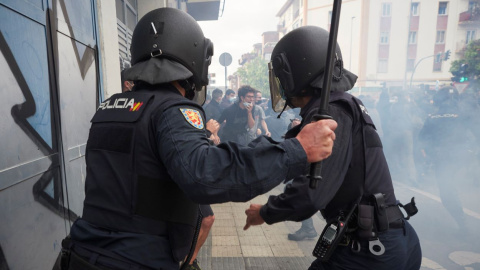 Antidisturbios de la Policía Nacional