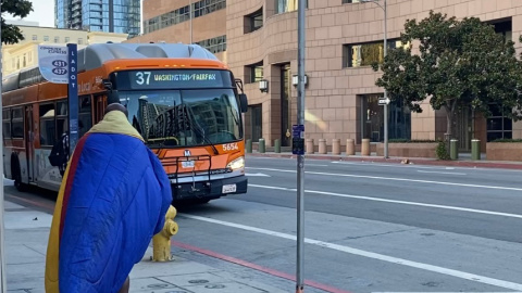 Aunque la ciudad de Los Ángeles es uno de los principales motores económicos del planeta, el marginal barrio de Skid Row está considerado como la capital estadounidense de los sin techo.