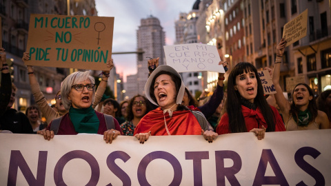 Manifestación en Madrid en defensa del derecho al aborto, a 28 de septiembre de 2022.