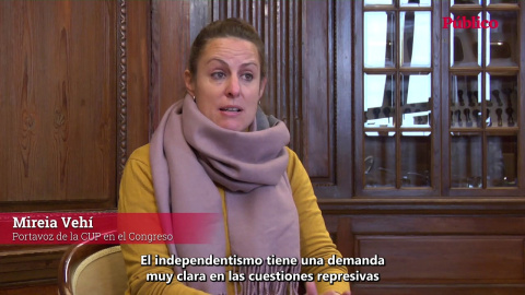 Mireia Vehí: "El independentismo tiene una demanda muy clara en las cuestiones represivas, que es la amnistía"