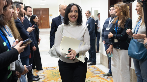 La exdiputada del PSOE, Mercedes González, en una imagen de archivo en el Congreso.