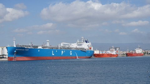 Un vaixell al port de Tarragona