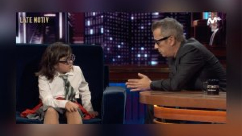 La hija de Buenafuente sorprende a su padre en el último 'Late Motiv' vestida de la niña de Shrek: "Historia de la televisión"