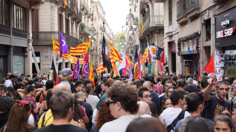 L'homenatge a Gustau Muñoz al carrer Ferran de Barcelona.