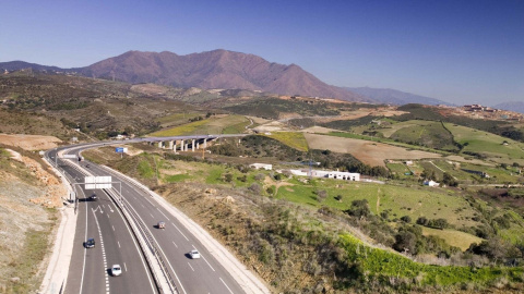 Vista de la autopista Ausol.