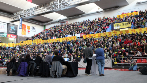 Una assemblea de la CUP, en una imatge d'arxiu