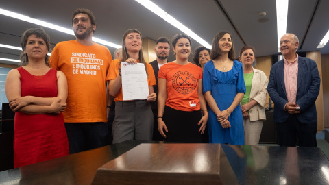 Reunión para presentar una Proposición de ley, en el Congreso de los Diputados, a 27 de junio de 2024, en Madrid (España). Imagen de archivo.