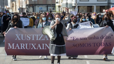 Manifestación en apoyo a las 87 mujeres que en 2019 fueron grabadas “sin autorización”.