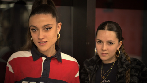 Felinna Vallejo y Laura Bonsai, integrantes de Las Ninyas del Corro.