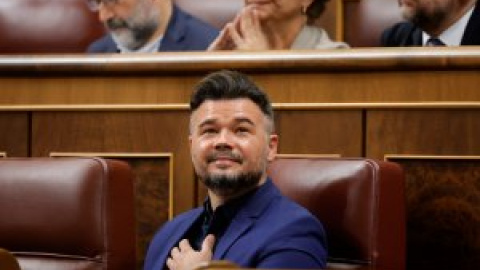 Gabriel Rufián resume en dos puntos lo de Junts tumbando la iniciativa para regular el precio de los alquileres con PP y Vox: "Sí, son de derechas"