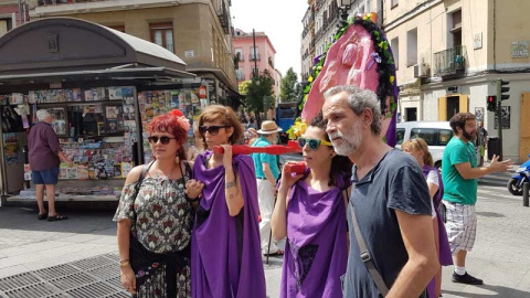 Willy Toledo,en la manifestación del Coño Insumiso en Madrid, (EP).