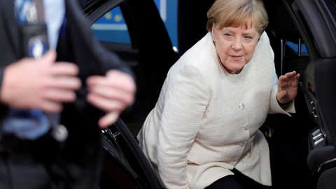 Merkel, este martes en Estrasburgo. Geoffroy Van Der Hasselt / Reuters