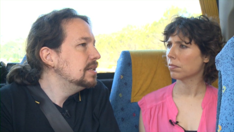 Pablo Iglesias y Marta Nebot