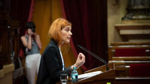 La líder de los comuns en el Parlament, Jéssica Albiach.