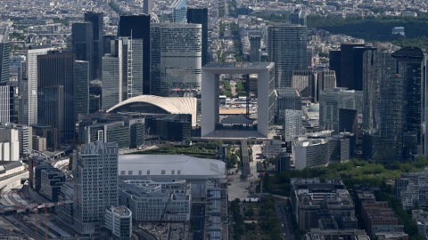 Vista del distrito financiero de La Defense, en Nanterre, al oester de Paris, donde tiene su sede la Autoridad Bancaria Europea (EBA, por las siglas de European Banking Authority), el regulador financiero de la UE. AFP/Emmanuel Dunand