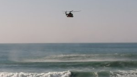 Muere un vigilante tras caer al mar su helicóptero en una persecución con narcotraficantes en el Estrecho