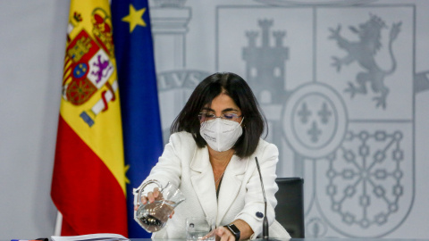 La ministra de Sanidad, Carolina Darias