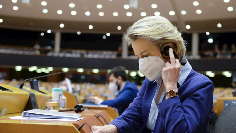 La presidenta de la Comisión Europea (CE), Ursula Von der Leyen.