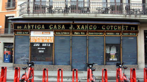 Un local comercial emblemàtic en venda a la Rambla de Barcelona.