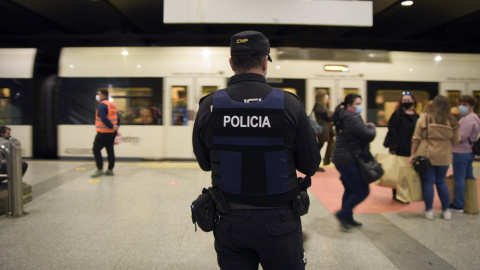 Policia en Valencia