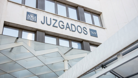 Sede de los juzgados de instrucción de Madrid, en la Plaza de Castilla.