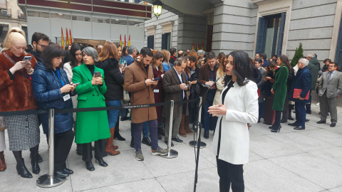 La presidenta de Ciudadanos, Inés Arrimadas. Alexis Romero