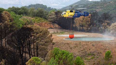 14/09/2021 Labores de extinción en Sierra Bermeja