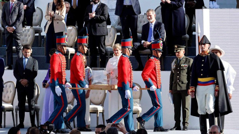 Felipe VI y Simón Bolívar