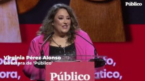 Virginia Pérez Alonso, en la gala del 15º aniversario de 'Público': "Tenemos el compromiso firme de seguir siendo incómodos"