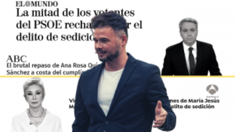 Gabriel Rufián saca los colores a los medios de derechas con un simple tuit