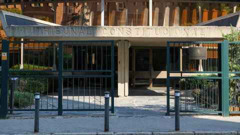 Fachada de la Sede del Tribunal Constitucional, a 23 de septiembre de 2024, en Madrid.