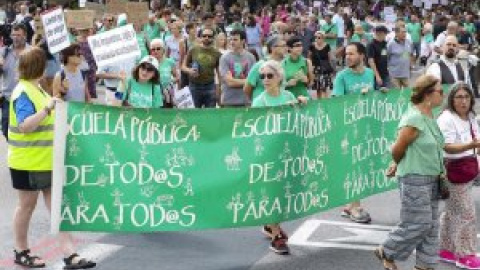 La Marea Verde de Madrid sale a la calle para defender la educación "pública, segura y de calidad"