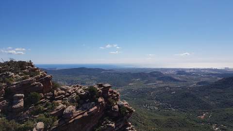 Mirador del Garbí, en la Serra de la Calderona.