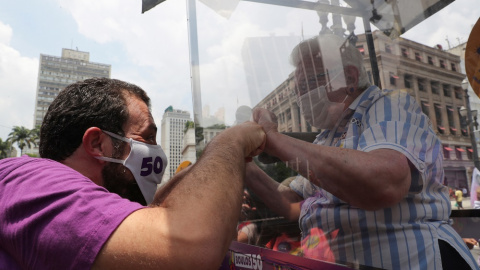 Campaña electoral en Brasil durante la pandemia.