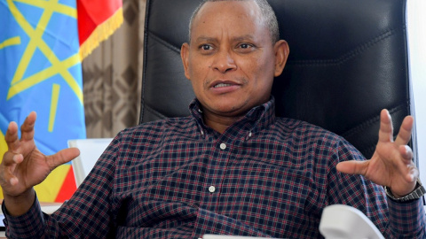 Debretsion Gebremichael, presidente del Frente de Liberación Popular de Tigray. - EFE