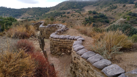 Trinchera del monte Pucero