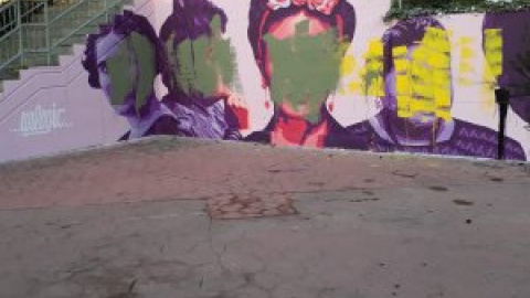 La réplica del mural feminista de Ciudad Lineal en Getafe también amanece vandalizada