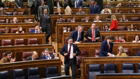 Pleno extraordinario del Congreso de los Diputados celebrado este jueves en Madrid.