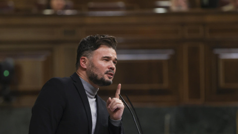 Rufián: "Hablo con miedo de que entre Tejero con toga, porque ya no entran con pistolas"