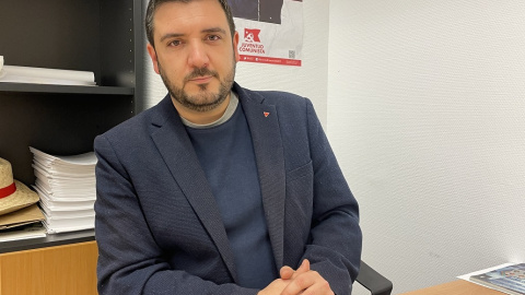 Álvaro Aguilera, coordinador de Izquierda Unida en Madrid.