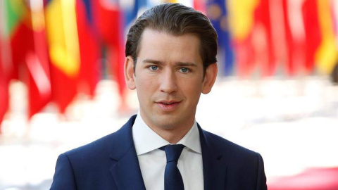 El canciller austriaco, Sebastian Kurz. (JULIEN WARNAND | EFE)